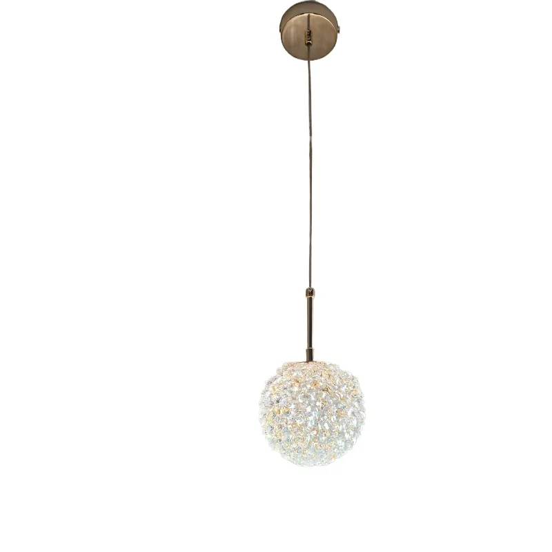 

Bedside chandelier, new French light luxury crystal bedroom chandelier