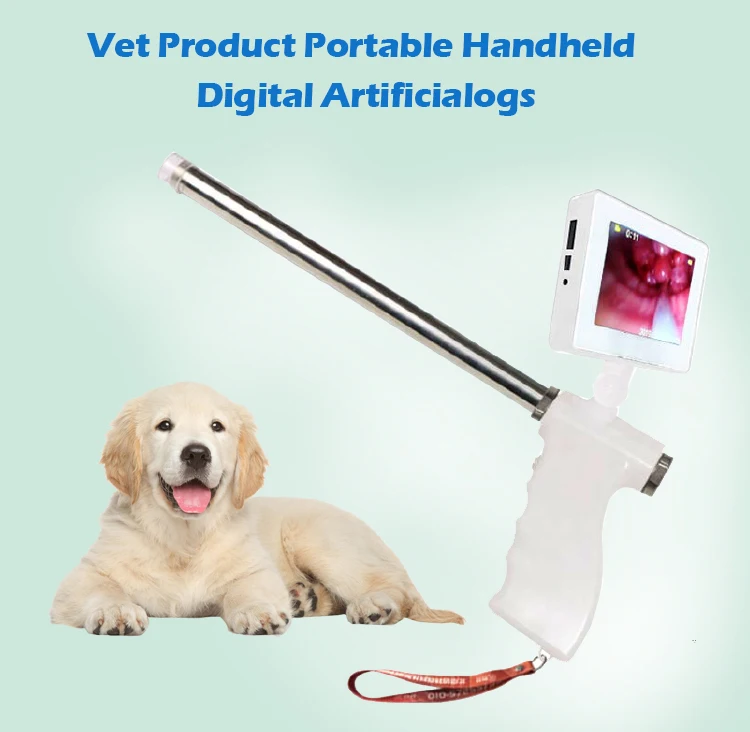 Vet Product Portable Handheld Digital Artificial/AI insemination gun Visual Insemination Gun For Dogs