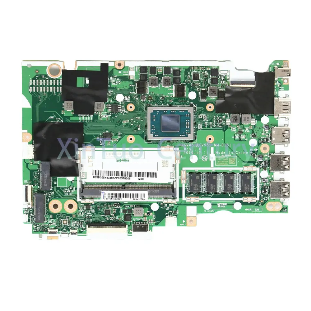 Imagem -06 - Laptop Motherboard para Lenovo Cpu Gv451 e Gv551 Nm-d151 V14-ada V15-ada V17-ada05 R33250 R5-3500 R7-3700 4gb de Ram 100 Testado