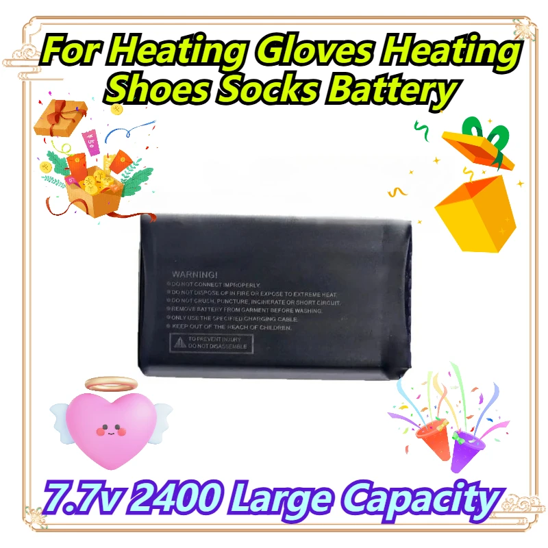 

7.7v 2400 Large Capacity For Heating Gloves Heating Shoes Socks Battery