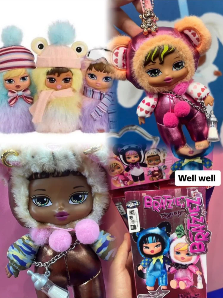 New Bratz Original Agugu Cute Beast Serise Blind Box Creative Keychain Collectible Doll Ornament Desktop Decoration Surprise Toy