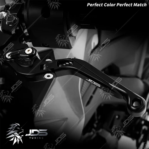 Imagen 2 del producto Para KTM 390 ADVENTURE/RC/DUKE 390/250/200/125 Juego de Manetas Freno y Embrague Abatible Extensible Regulables Maneta Leva Freno Embrague Palanca Accesorios para Motocicletas Piezas