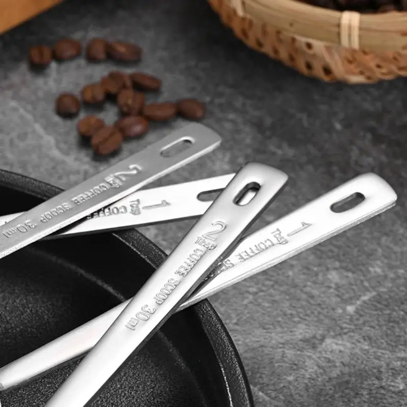Cuchara medidora práctica 77JA, cuchara medidora moderna, utensilios medidores café elegantes para precisión en cocina