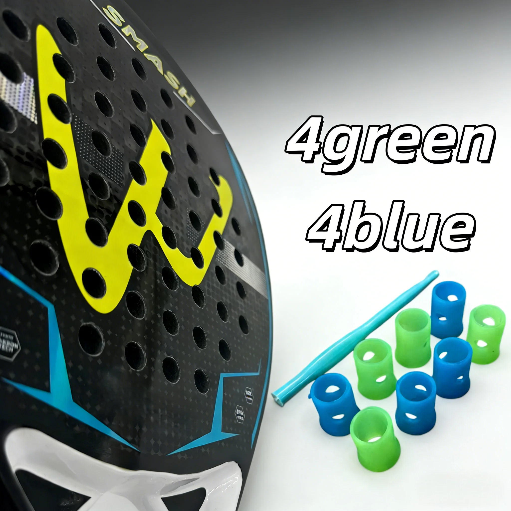 

8PCS Tennis Racket Shock Absorber Vibration Dampeners Lightweight Durable Easy to Install Universal Fit Tennis Accessories