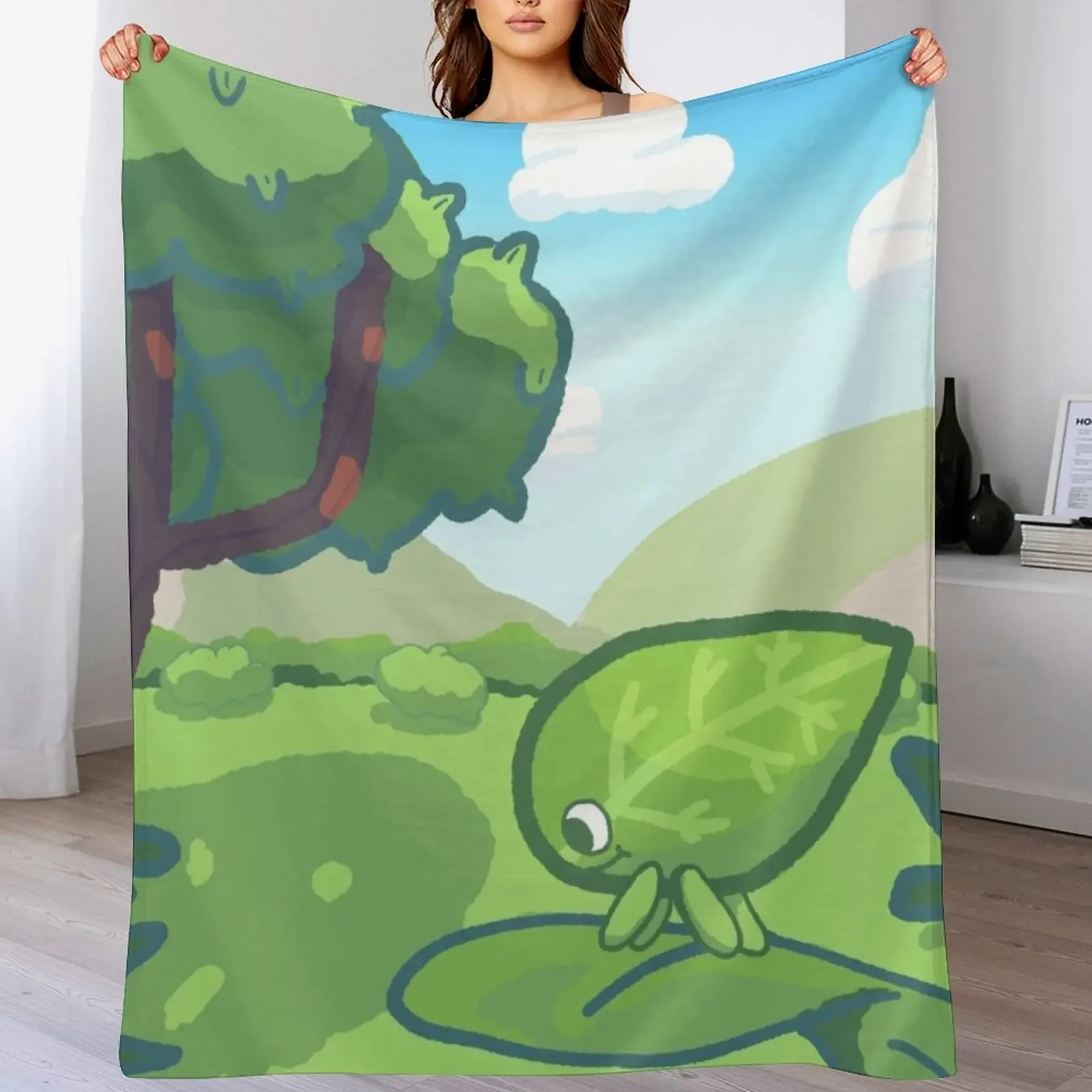 Walking Leaf! Ding Jing! Throw Blanket Custom Personalized Gift Thins Thermals For Travel Blankets