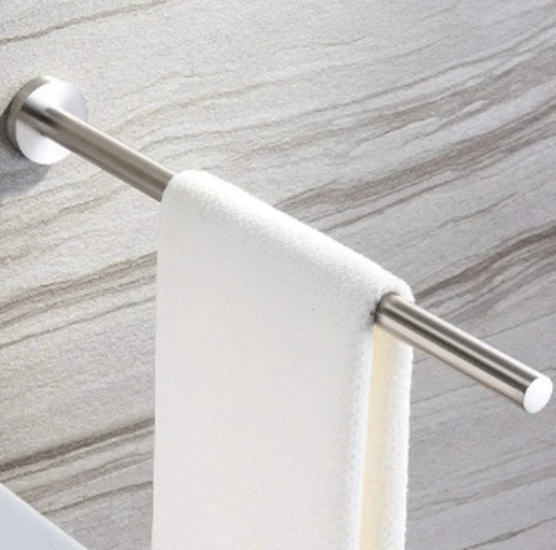 Towel Holder Water-Proof Moisture-Proof Single Arm  Rack Durable Wall Mounted Paper Roll  Home Bathroom Accessories