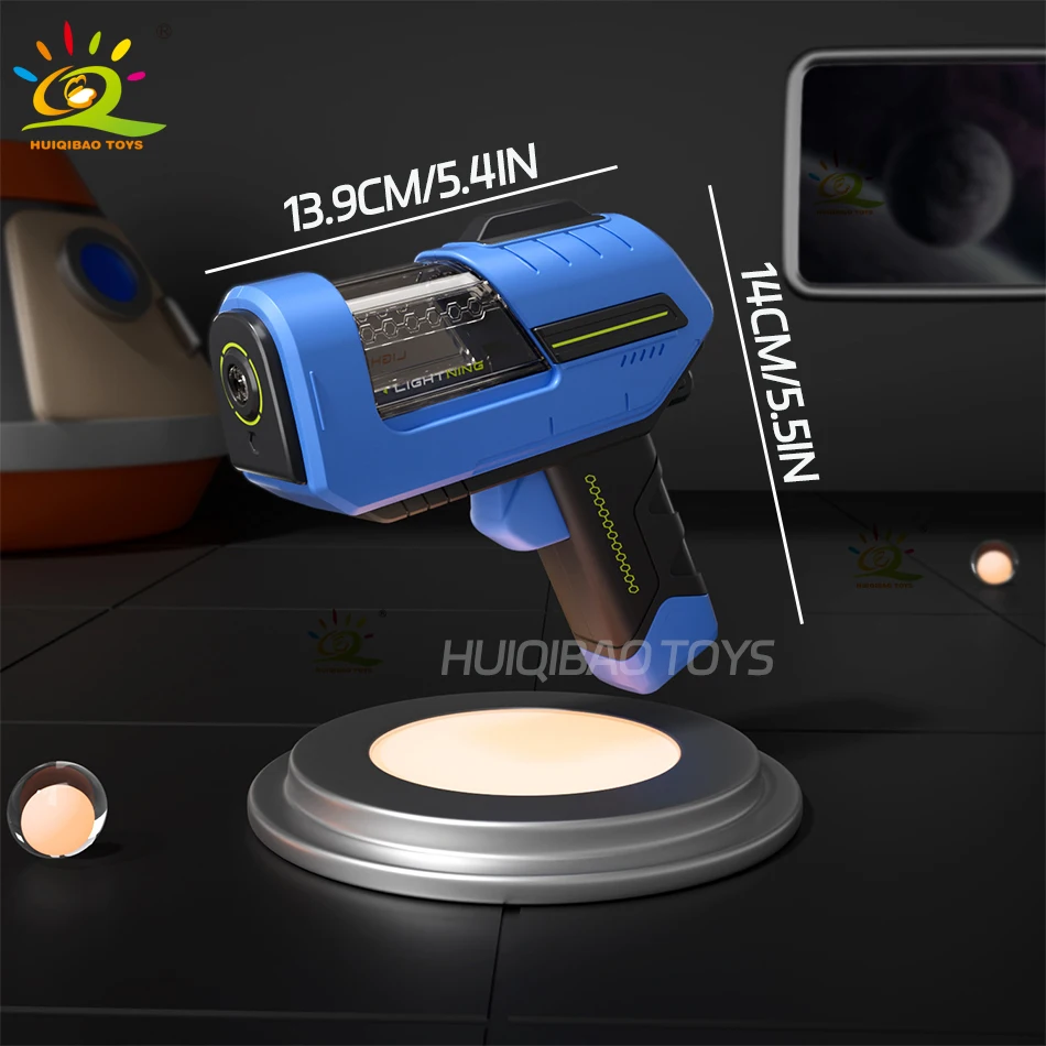 HUIQIBAO 2025 مسدس مياه شفاف للمساحة لعبة إطلاق النار الصيف في الهواء الطلق اللعب الرياضات المائية ألعاب الشاطئ للبالغين هدية #6