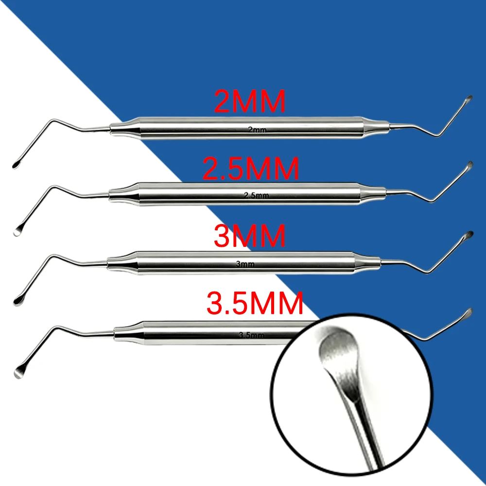 

Stainless Steel Dental Gracey Curette for Periodontal Scaling Tooth Cleaning and Bone Contouring