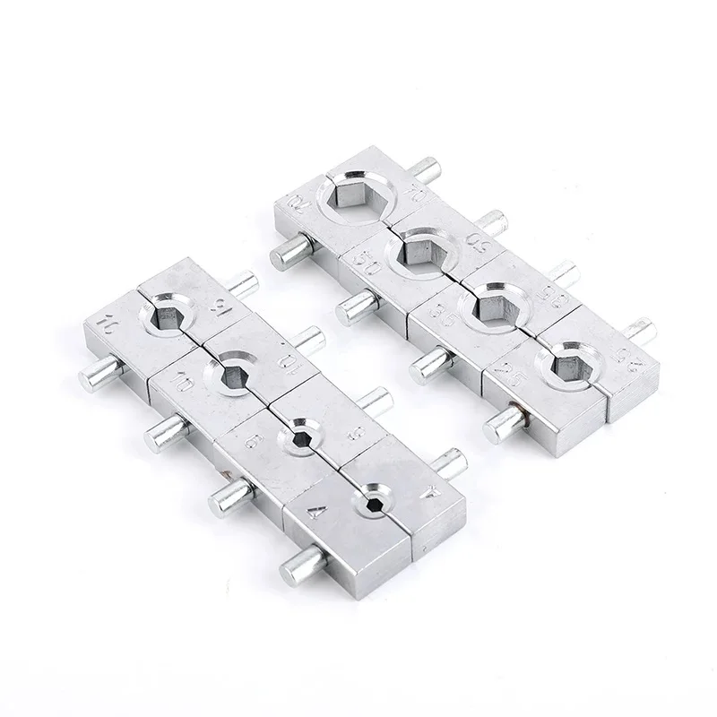 1Pair YQK-70 Hydraulic Clamp Die Copper And Aluminum Terminal Crimping Tool Die Hexagonal