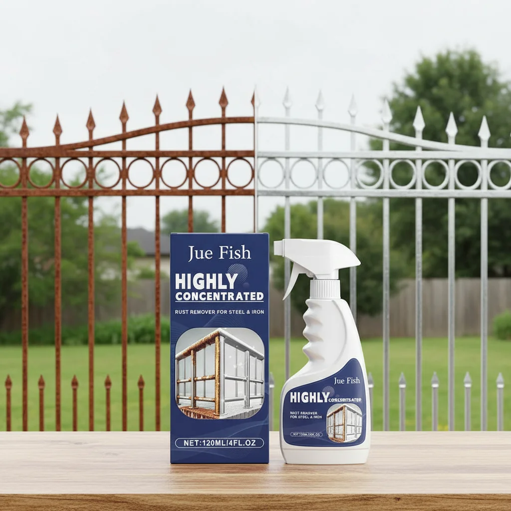 Powerful Metal Rust Remover Spray For Steel And Iron Restoration 120ml Anti Rust Lubricant Multipurpose Metal Cleaning Agent
