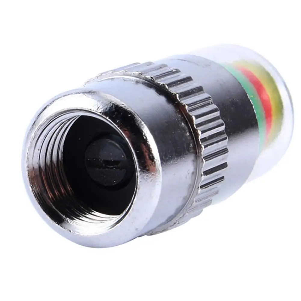1/4Pcs/set High Quality Display Cars Tire Pressure Monitor 3 Color Alert Indicator Tire Valve Cap Tool