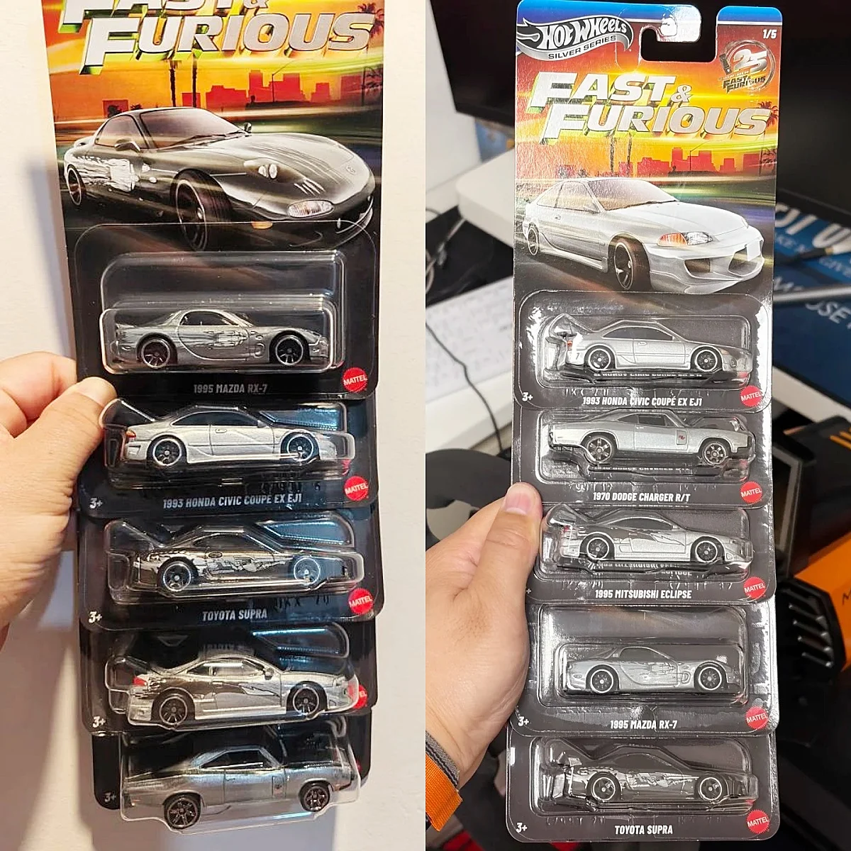 New Genuine Hot Wheels Hnr88 Gdg44 Fast & Furious Batch Q 1:64 In Stock 1970 Dodge Toyota Supra Diecast Model Car For Fans Gifts view 4