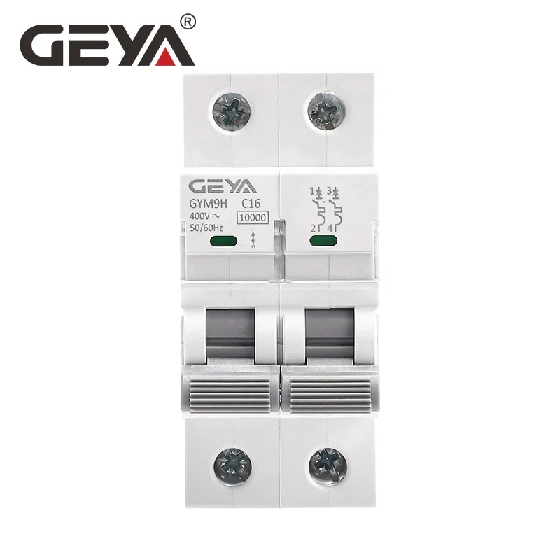 GEYA GYM9H 2 poli 10KA ad alta capacità di interruzione MCB Din Rail Mini interruttore 6A-63A AC tipo produttore diretto in fabbrica