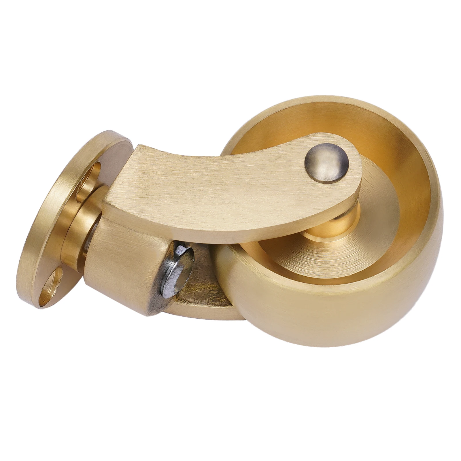 Durable 4-Pack Heavy-Duty Brass Casters with 440lb Weight Capacity and Easy Installation