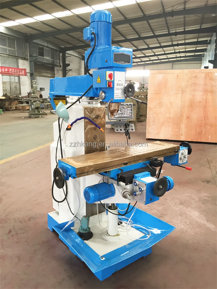 ZX6350 Bridge Port Knee Type Milling Drilling Machine Universal Vertical Turret Drilling Milling Machine