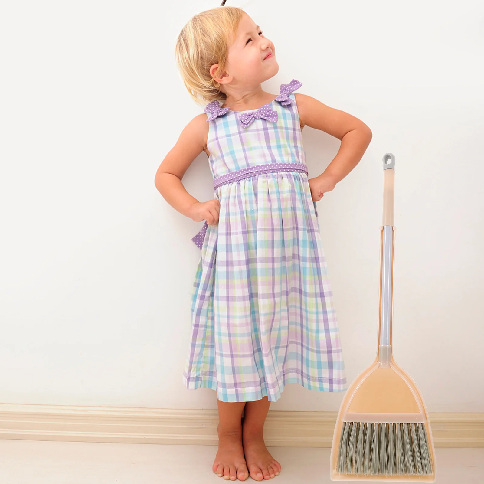 1 conjunto 1 conjunto mini vassoura pá conjunto para crianças pequena ferramenta de limpeza jogo imaginativo da criança vassoura pá crianças limpeza playset
