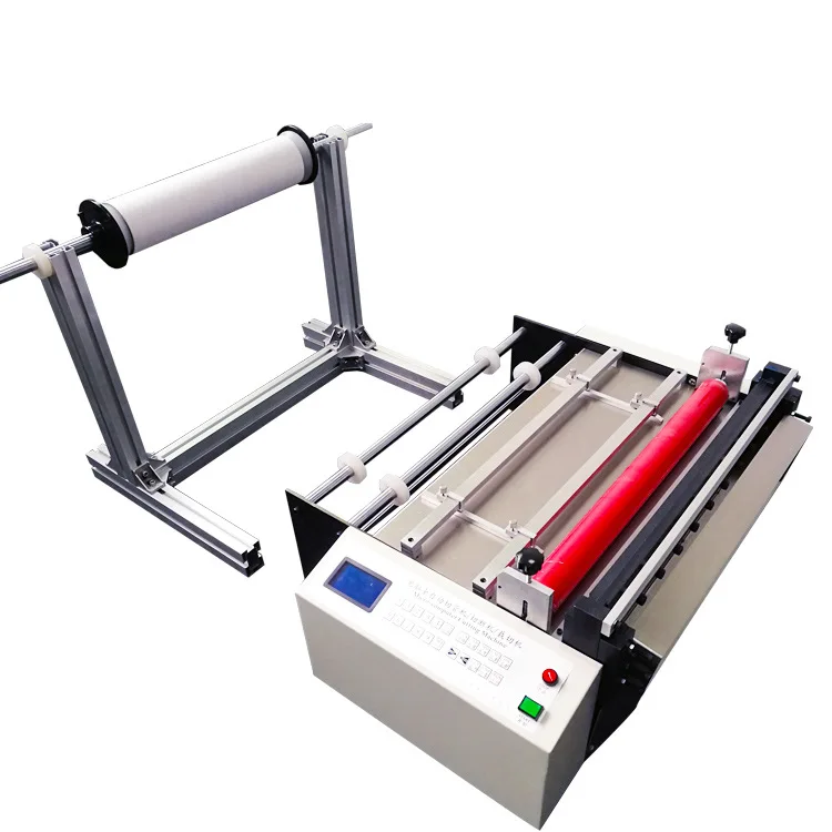 

SG-YHD-300 High Quality Roll To Sheet Cutting Machine Mic-computer Control Roll To Sheet Paper Cutting Machine