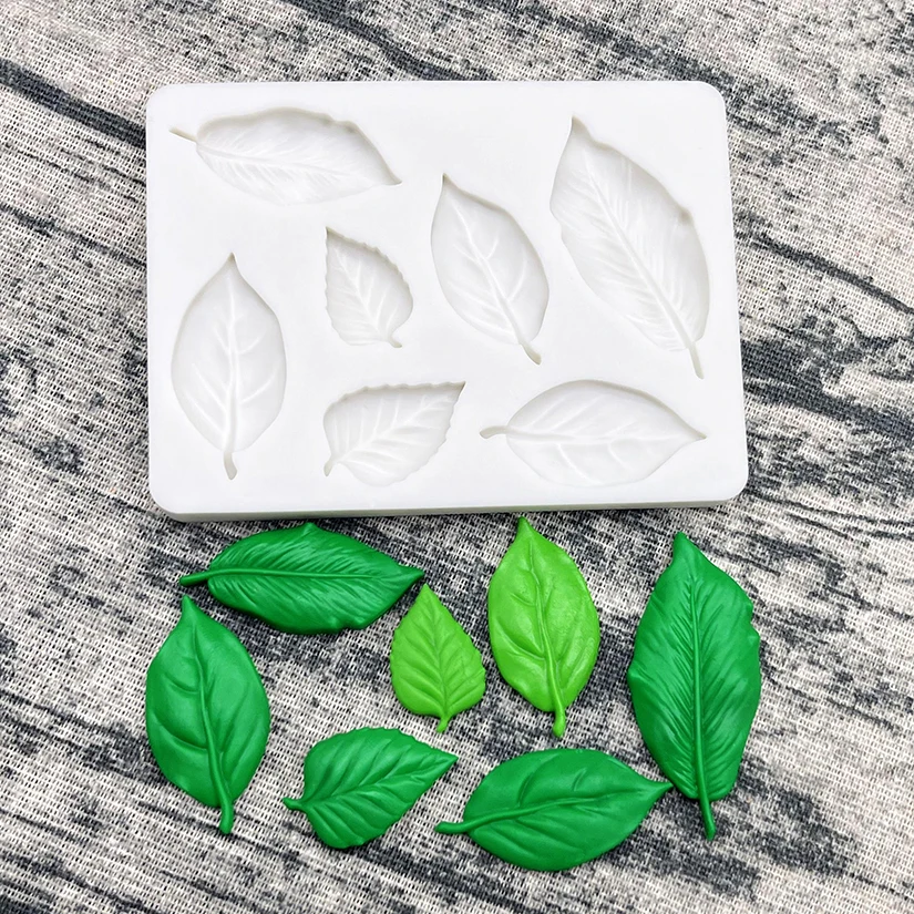 Leaf Silicone Cake Mold Sugarcraft Cupcake Baking Mold Fondant Decorating Tools