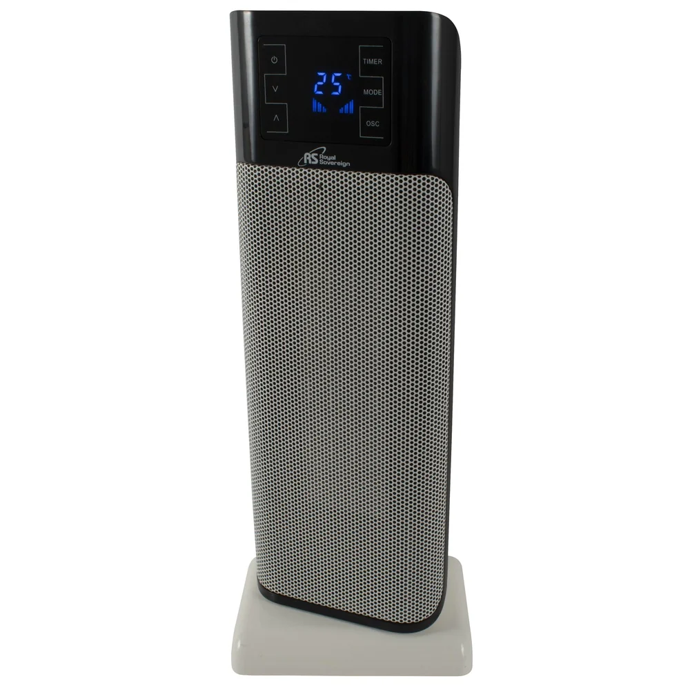 22 インチデジタル振動セラミックタワーヒーターリモコン付き LCD ディスプレイ 9 時間タイマー過熱保護屋内使用