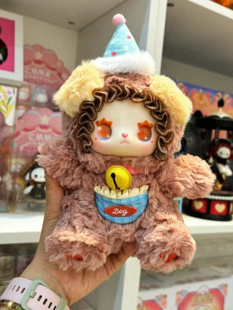 لعبة قلادة كاواي من الفينيل القطيفة إيما جيب حديقة الحيوان صندوق أعمى أنيمي كارتون تحصيل هدية عصرية لصديقتك