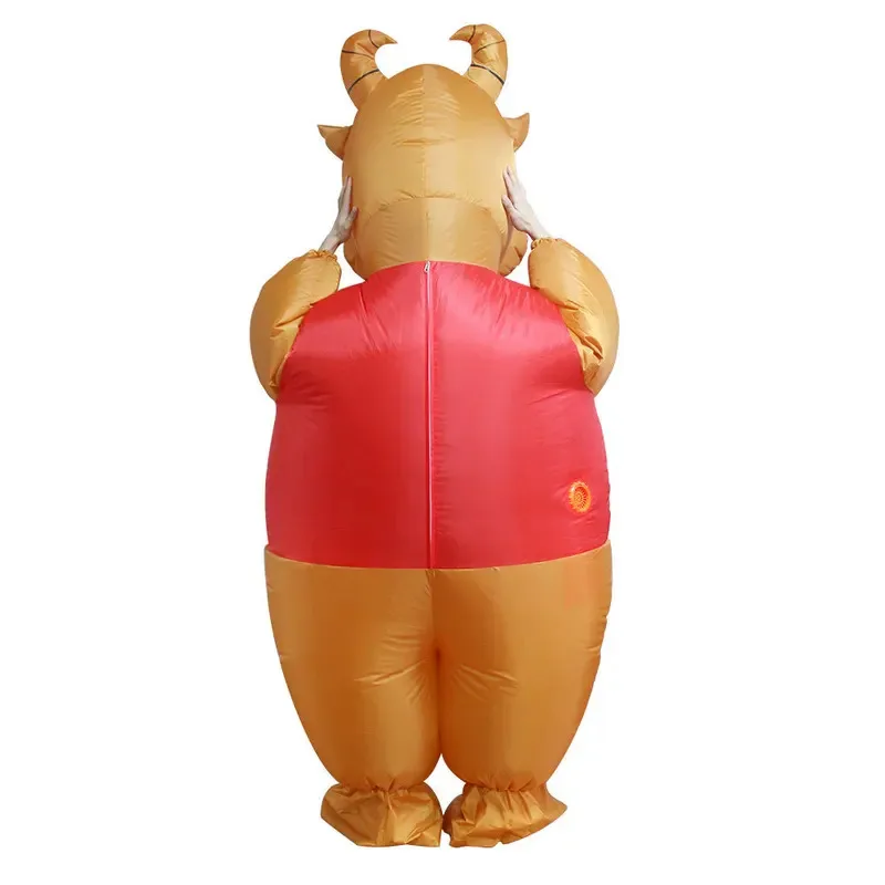

25COSFunny bull inflatable costume adult size Halloween dress up bull inflatable suit holiday party cosplay dress up novelty cos