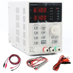 KORAD KA6003P High Precision Programmable Linear Lab Adjustable Digital DC POWER SUPPLY 60V/3A R232 And USB Interface 220V