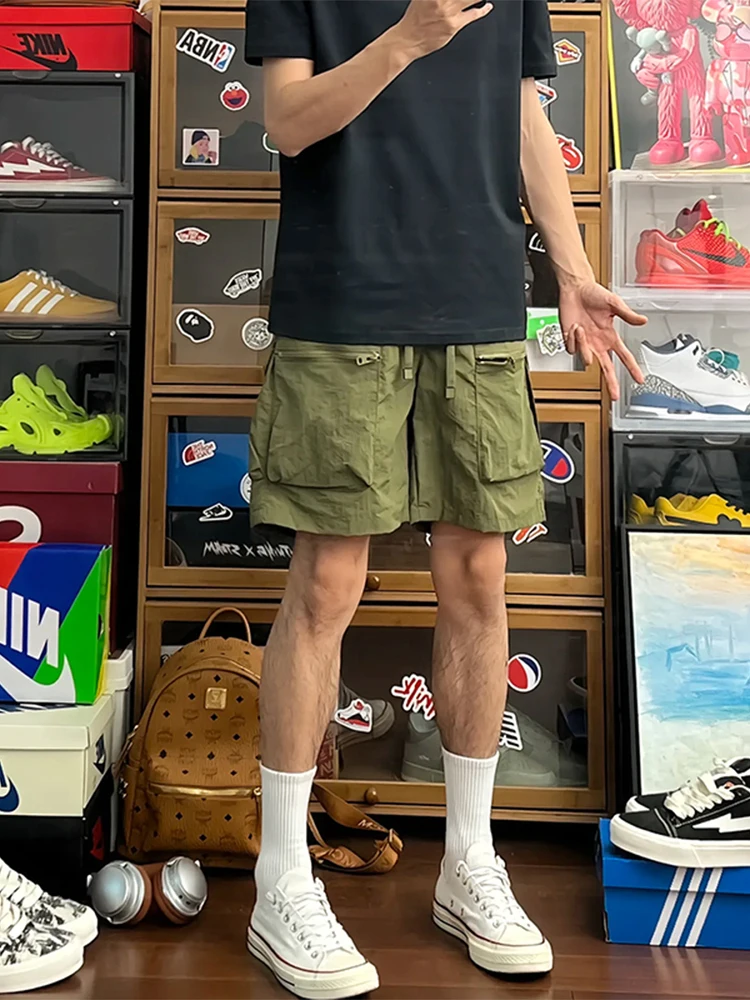 

Qui Dry Military een Nylon Workwear orts Men's Summer American Functional Outdoor Sports Mid-Length Straight Leg Pants