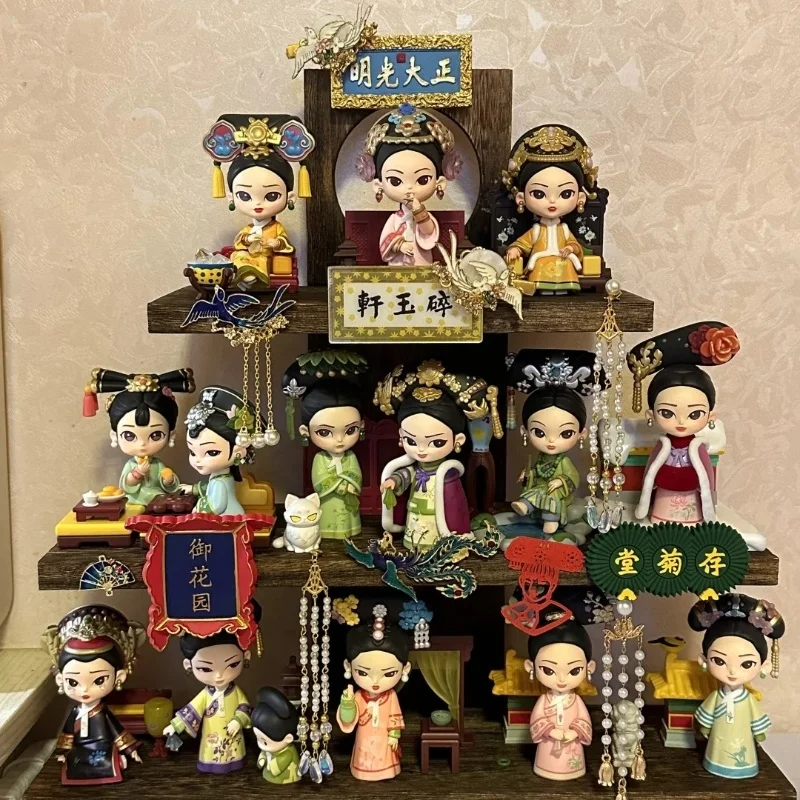 

Императрицы в дворце, полная серия, сюрприз, слепая коробка, игрушечная фигурка, коллекционные настольные декоративные украшения