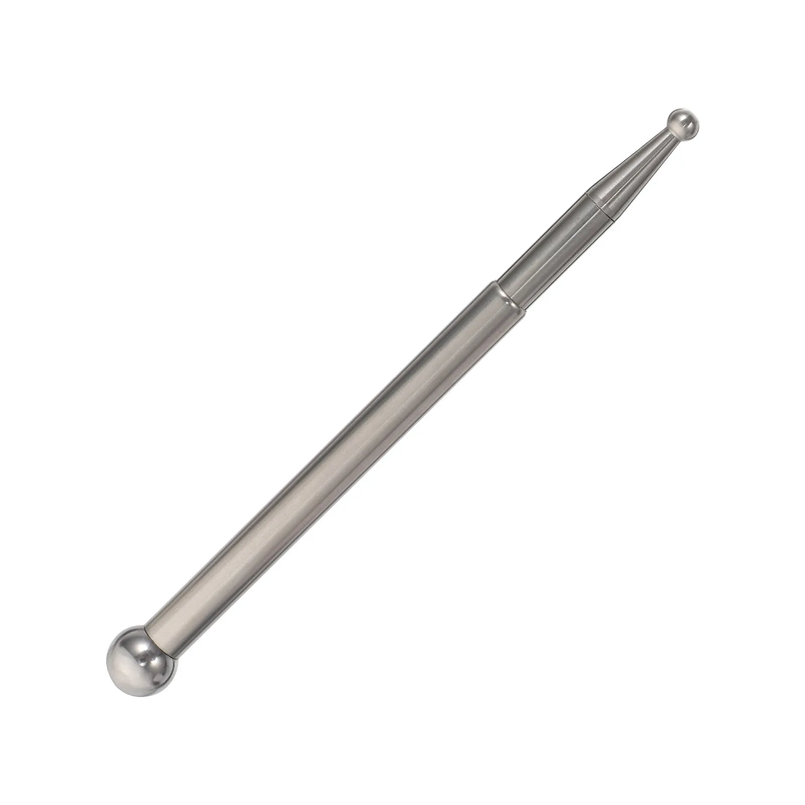 

Премиальный массажный ролик из нержавеющей стали, серебристый, ручной массажер для расслабления мышц живота, инструмент для фитнеса