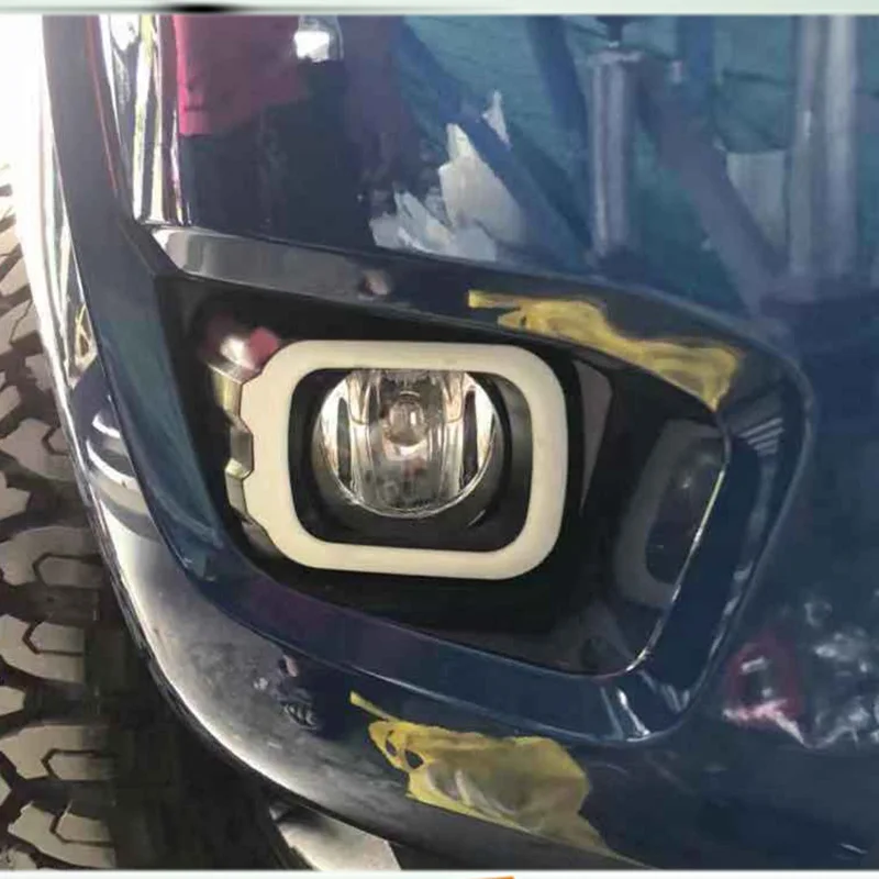 

Авто DRL противотуманные фары для Ford Ranger T8 2019 2020, желтый указатель поворота, светодиодные дневные фары, автомобильные фары, дневные ходовые огни