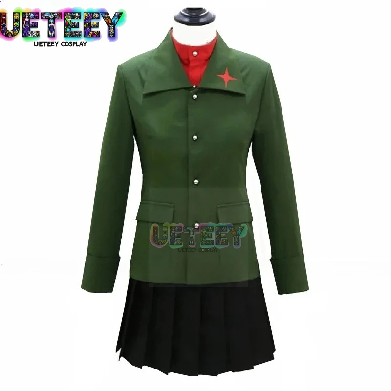 

UETEEY COS унисекс для девочек Und PANZER Katyusha Nonna костюм косплей костюм карнавал Хэллоуин Рождественский костюм