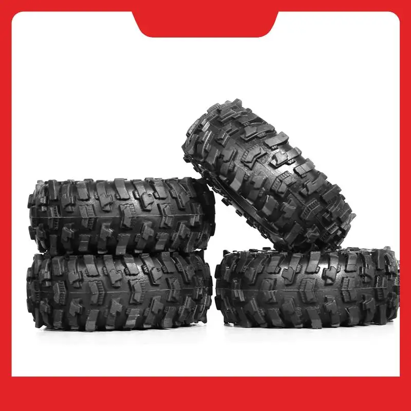 

4Pcs 51Mm 1.0Inch Beadlock Wheel Tire Set For 1/18 1/24 RC Crawler Car TRX4M SCX24 AX24 FCX24 Upgrade Parts Accessories