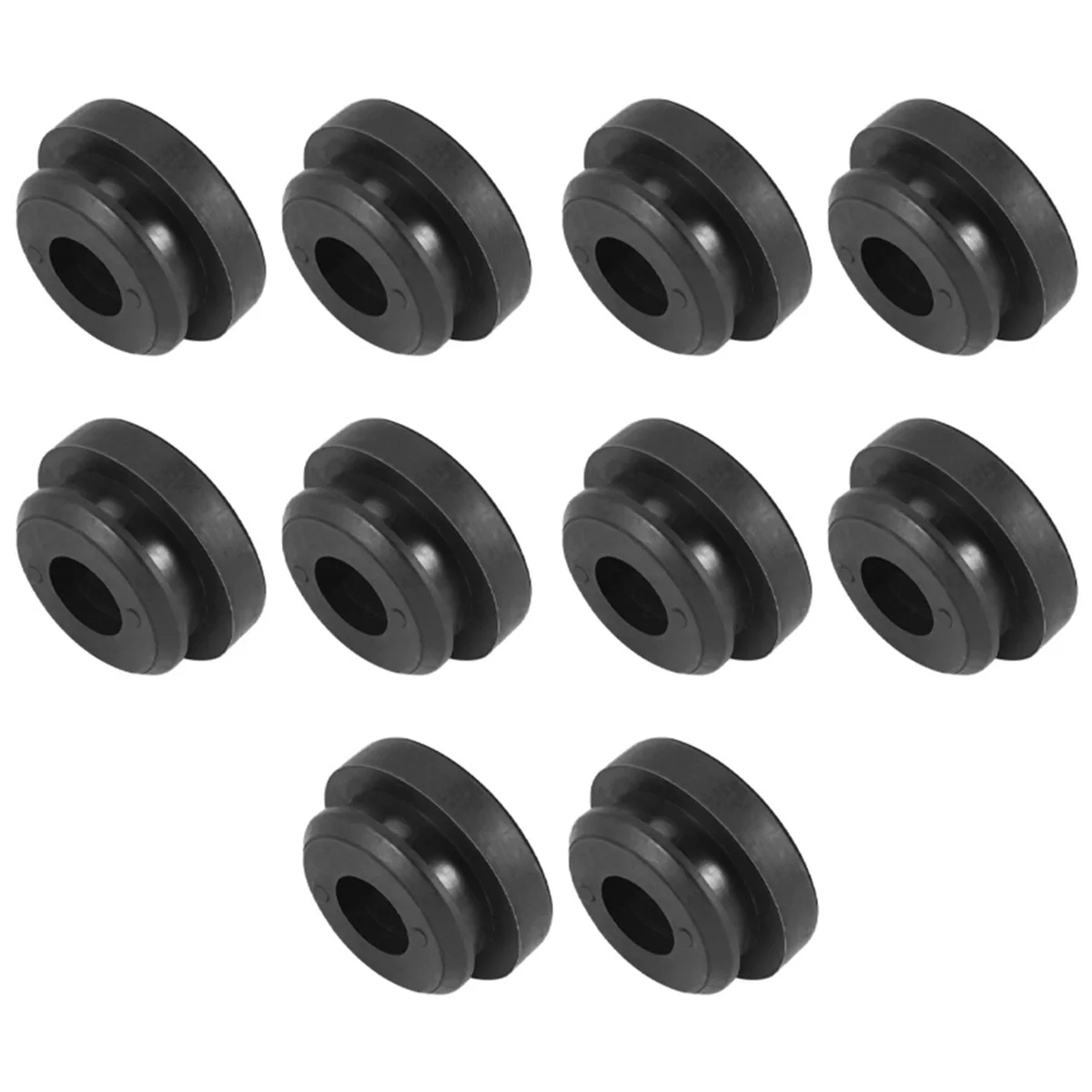 10pcs Radiator Assembly Upper Insulator Mounts Bushing Rubber Black Fit for Honda Accord Civic 74173-SJ4-000