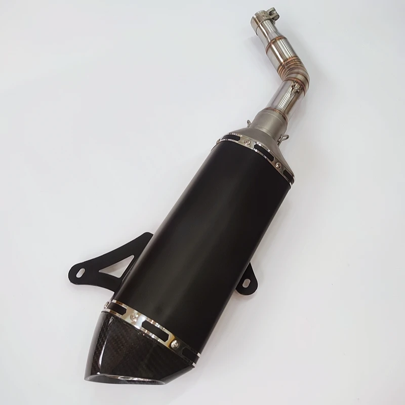 قطع غيار الدراجات النارية الصينية عالية الجودة JPM GT300S مجموعة ماسورة عادم الدراجة النارية كاتم صوت من الفولاذ المقاوم للصدأ #1