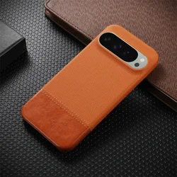Business Style Phone Case for Google Pixel 9 8 Pro XL 8A Splicing Design Shockproof Protection Hard Shell PU Leather Back Cover
