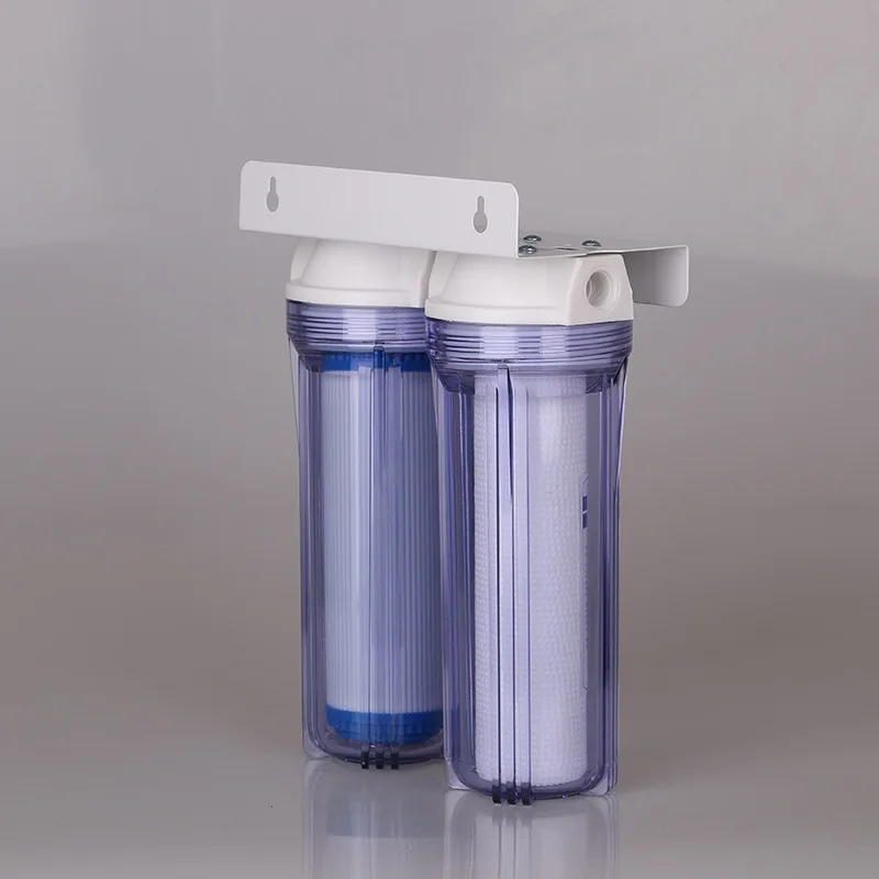 

New 10 Inch House Water Filter PP Cotton Gradient Precipitation Kitchen Front Water Purifier with 1/4' 1/2' Water Inlet