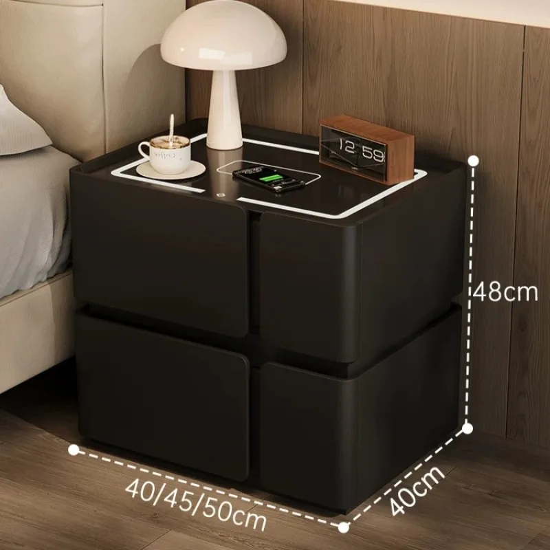 Cool Luxury Night Stands Coffee Storage French Drawers Bedside Tables Hidden Hotel Comodino Camera Da Letto Home Furniture
