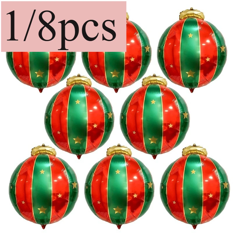 1/8 Uds. Globos de Navidad para colgar, instalaciones de parque de atracciones, globos inflables, casa de juego, celebraciones de boda