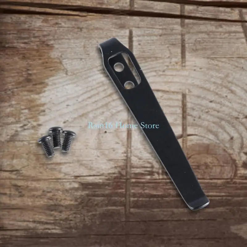 02 Edelstahl -Rücken -Clip -Taschen Cutter Clip Deep Carrem Taschen Clips Clip