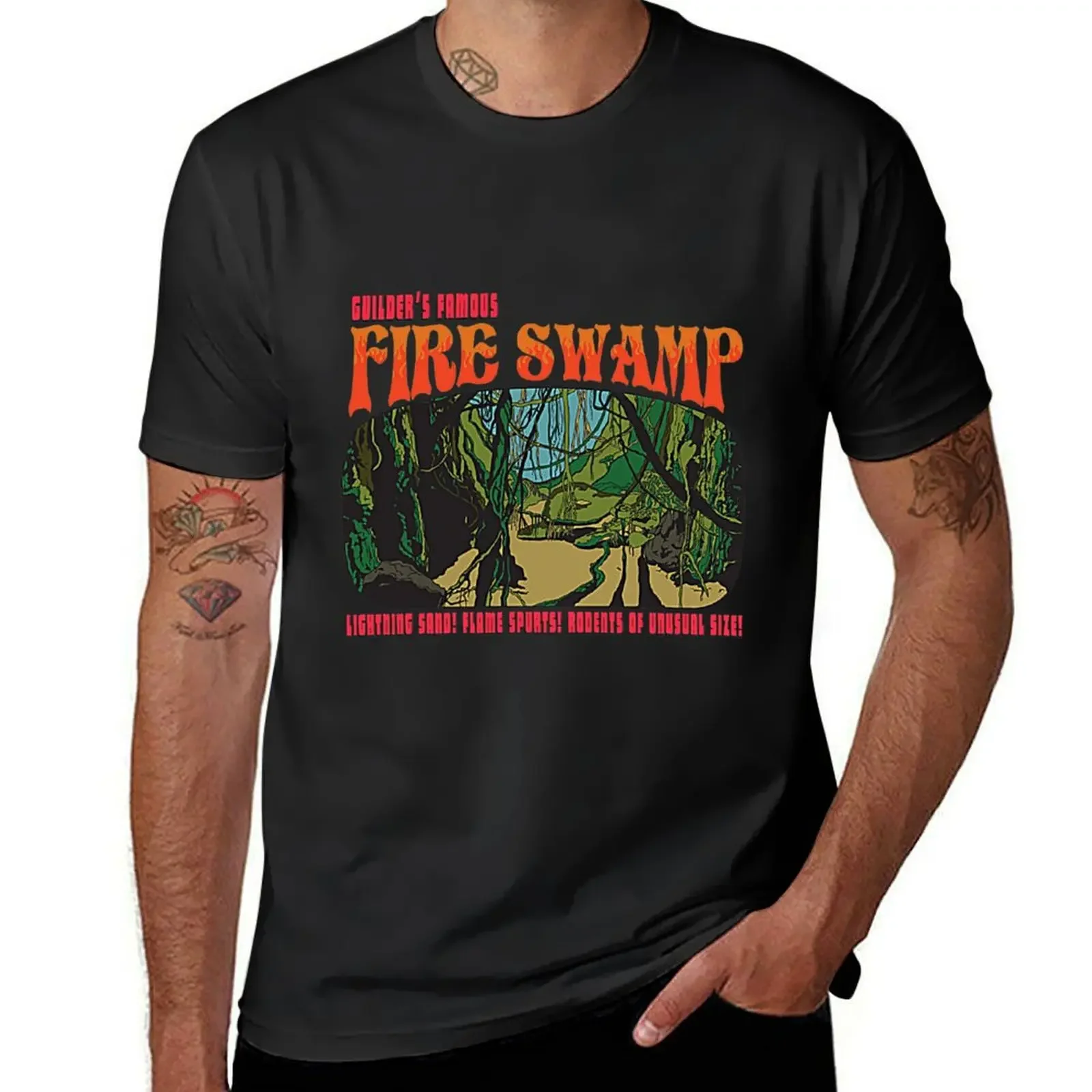 Famous Fire Swamp T-Shirt plain tops graphic shirts luxury clothes men