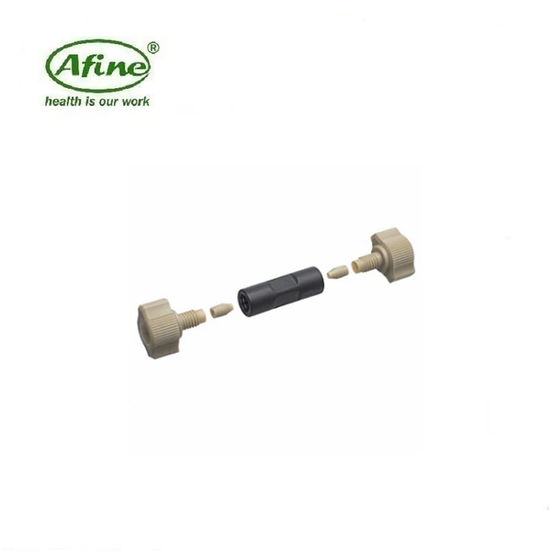 AFINE Agilent Adapters Unions for HPLC,0100-2441 Zero Dead Volume 2-Way, PEEK, with 2 Fittings