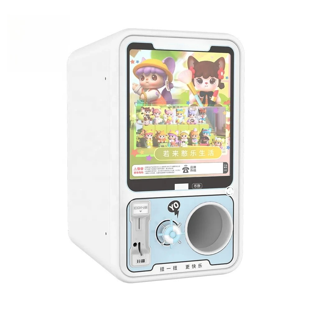 Commercial Metallic Coin Operated hapon Machine 75-100mm    Toy GachaVending Machine Custom Gachapon Machine
