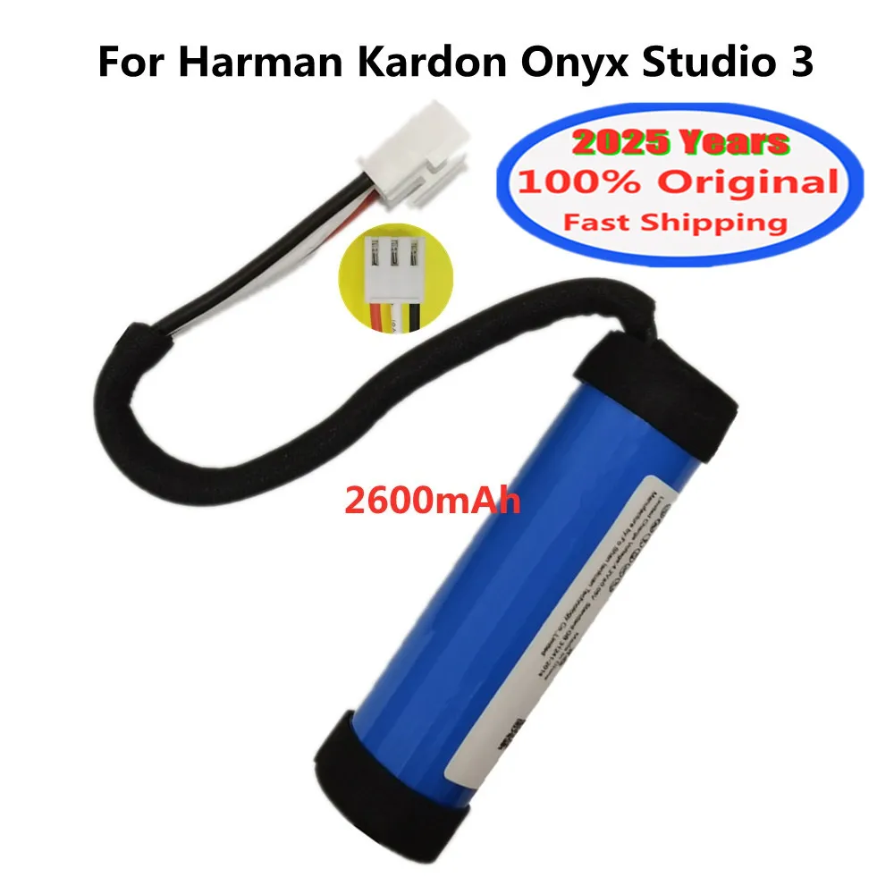 

2025 Years 2600mAh Original Speaker Battery For Onyx Studio 3 Studio3 Player Bateria Batteries