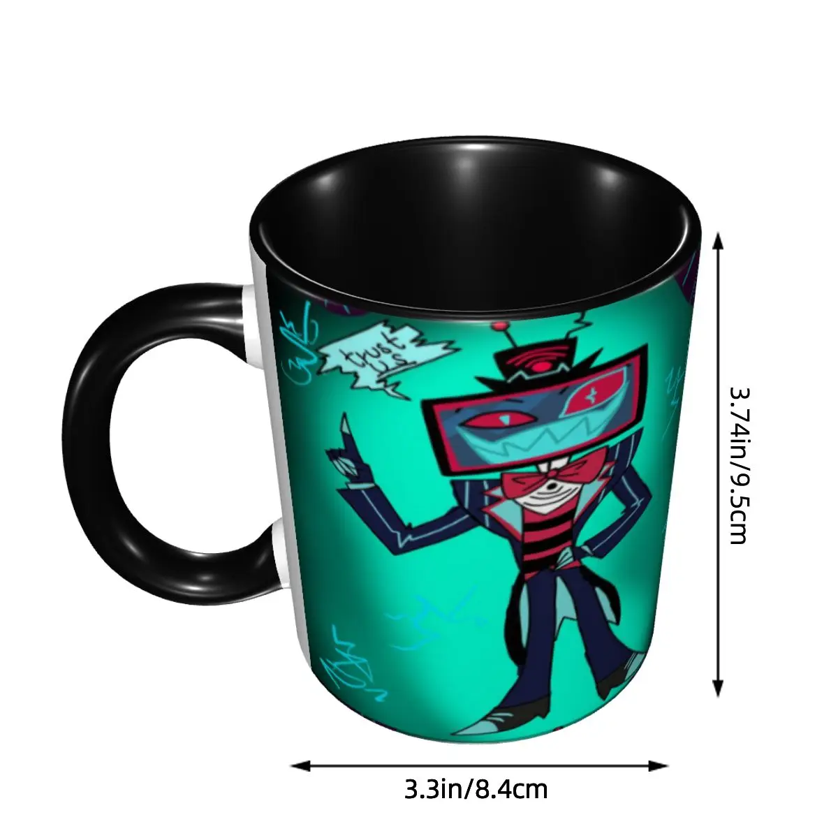 Hazbines Hoteles Alastor Vox 2 Tazza da caffè Tazze divertenti regalo per donna uomo