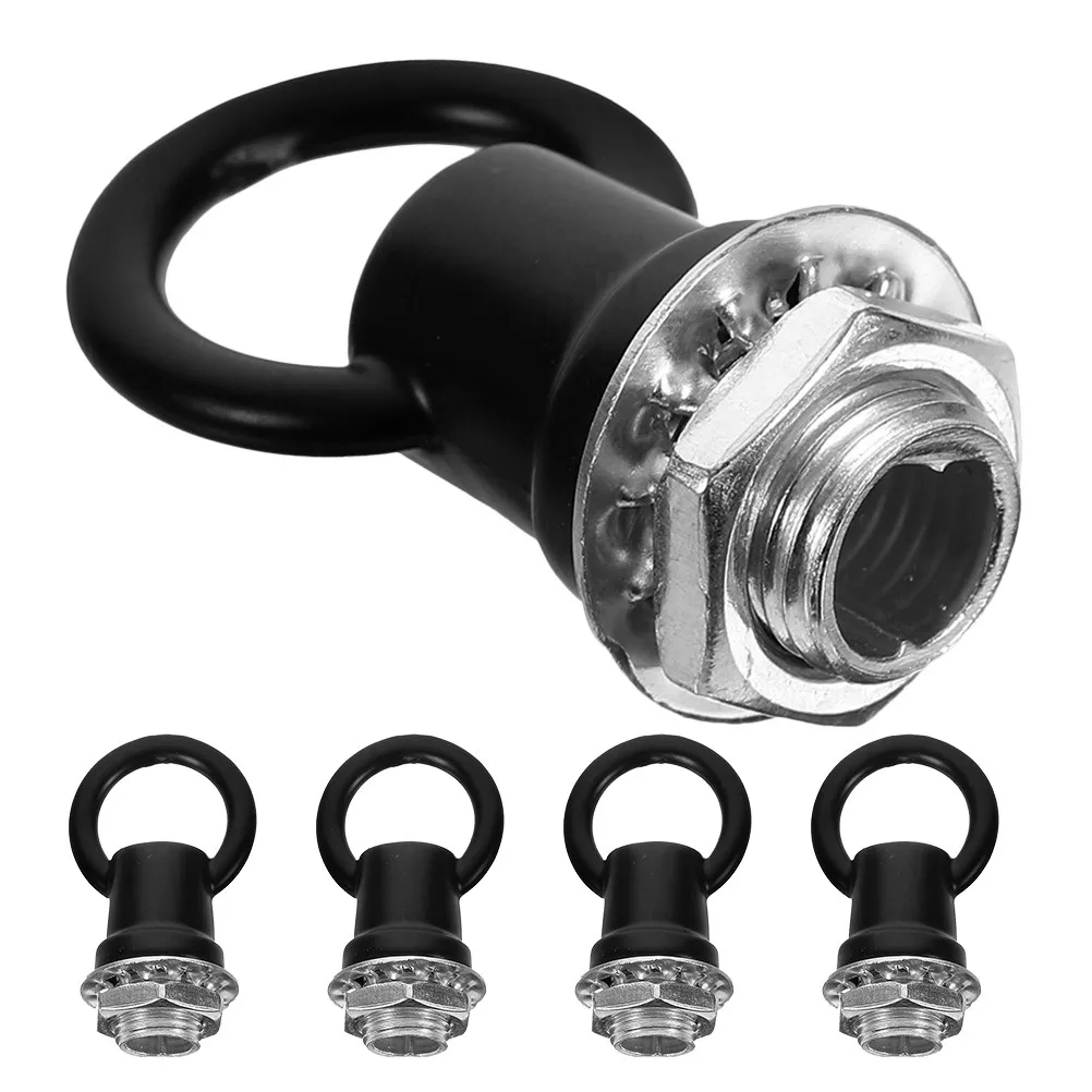 M10 Bull Nose Lantern Hooks 5 Pack Heavy Duty Threaded Ceiling Hooks for Chandeliers Pendant Lights