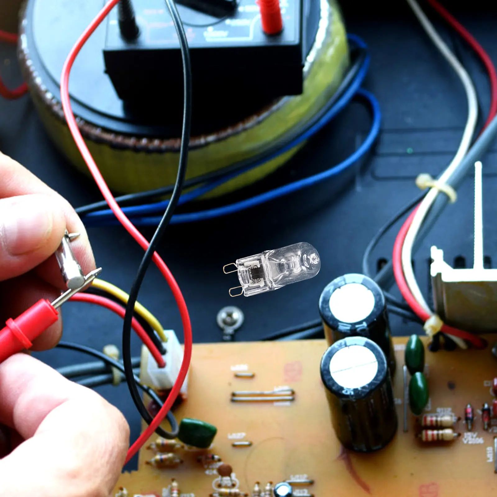 

Набор из 10 термостойких галогенных ламп G9 25W/40W 120V для духовки, высокая светоотдача, цветовая температура 3000K