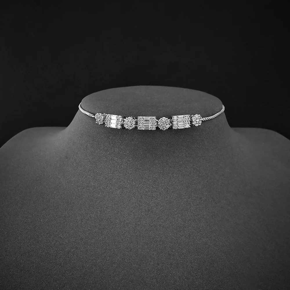 2024 New Arrival Unique Design Trendy Silver Color Bracelet Bangle for Women Valentine\'s Day Gift Jewelry Wholesale Z75