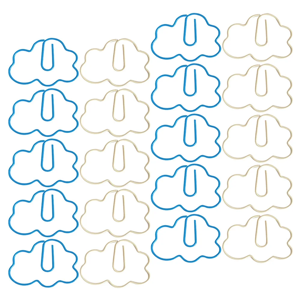 Cloud Paperclip Small Clips File for Document Marking Office Paperclips Jumbo Mini