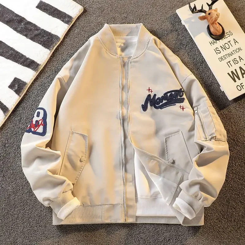 Novità in Cappotti da aviatore da baseball femminili ricamati Primavera Autunno Giubbotti bomber da donna di moda stile coreano di lusso Demi-stagione