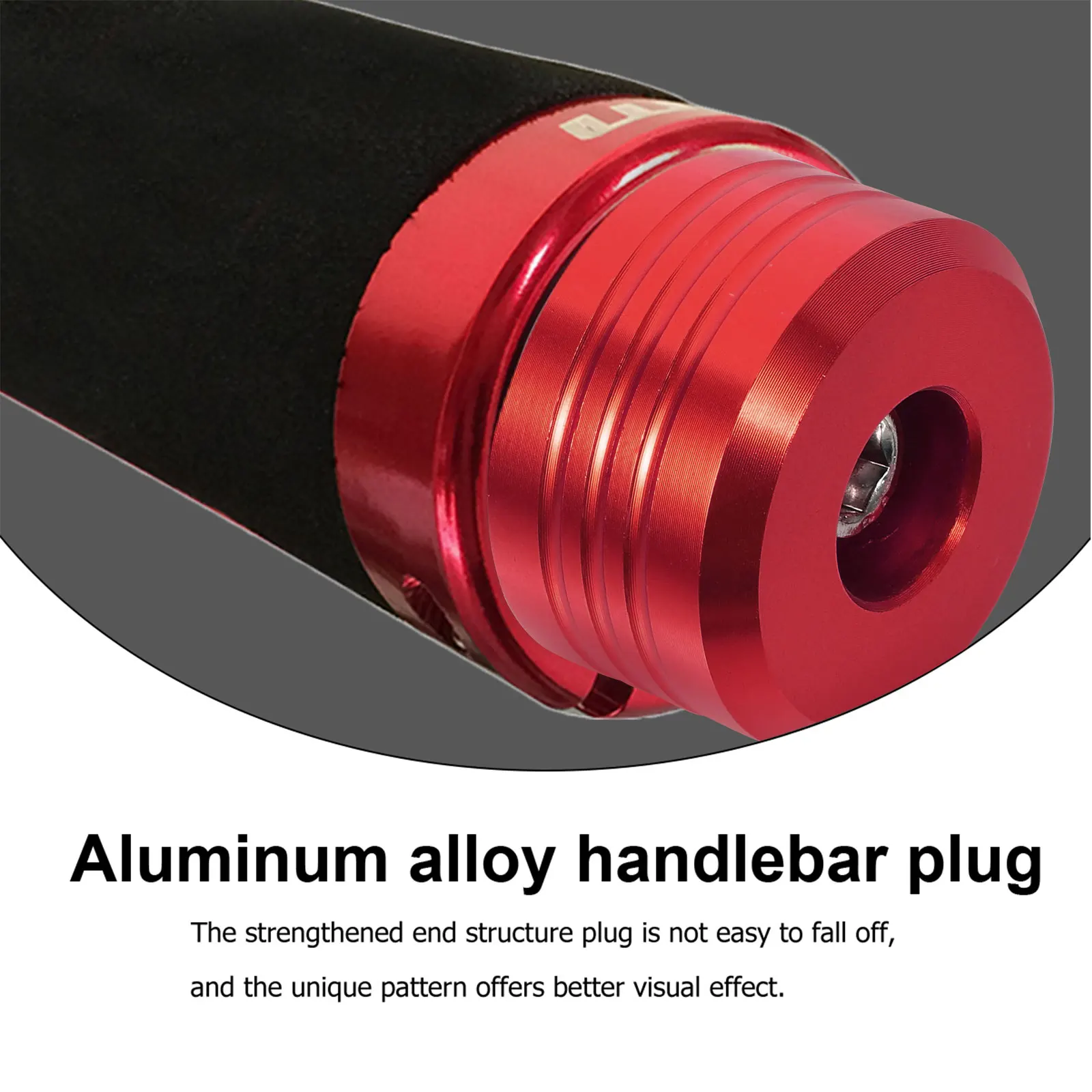 

Motorcycle Handlebar Plugs Hand Grip End Caps Golden Pair Sturdy Material Easy Install Suitable Most Bikes Handlebar Accessories